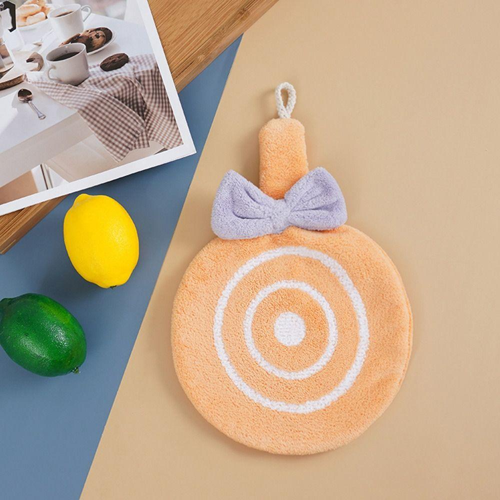 Khăn Lau Thấm Hút Tốt Nhanh Khô Hình Kẹo Mút Tiện Dụng Cho Nhà Bếp