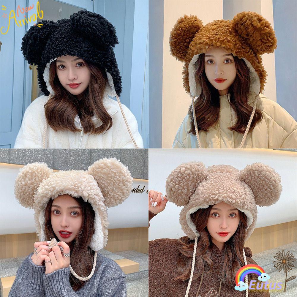 Mũ Che Tai Giữ Ấm Chống Gió Thời Trang Mùa Đông