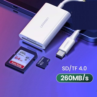 Đầu đọc thẻ SD/TF 4.0 USB Type-C Ugreen 60724