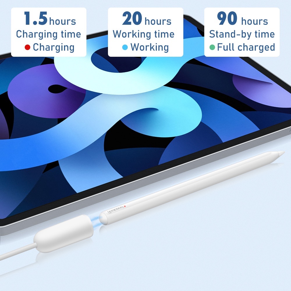 Bút Cảm Ứng Goojodoq Pro 11 2020 2018 2019 Air 4 Kèm Sạc Không Dây Tiện Dụng