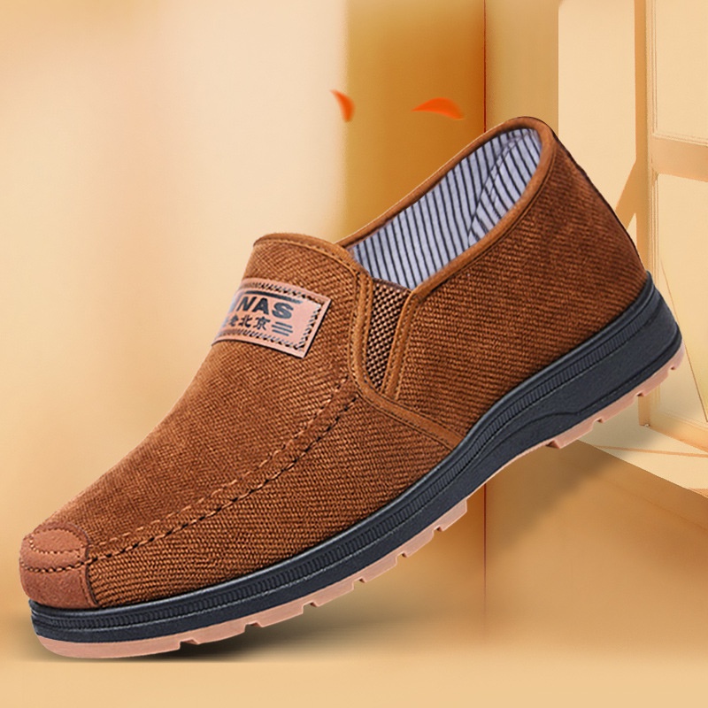 Giày Vải canvas Đế Mềm Thời Trang Phong Cách Cho Nam