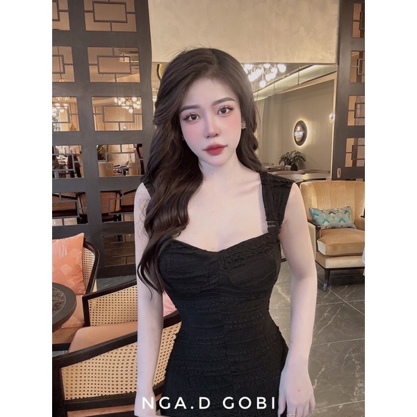 Váy ren dáng dài tiểu thư