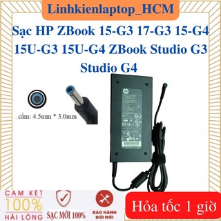 Sạc laptop hp zbook 15-g3 17-g3 15-g4 15u-g3 15u-g4 zbook studio g3 studio g4 - sạc hp 19.5v - 7.7a - 150w chân kim nhỏ