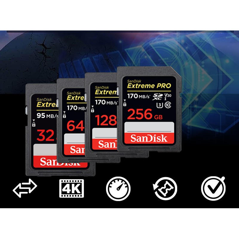 Thẻ Nhớ SD 16GB 32GB 64GB 128GB 256GB 80MB / s Canon Nikon SLR 16GB 32GB 64GB 128GB 256GB Chuyên Dụng