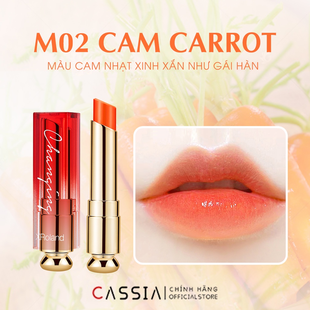 Son Dưỡng Môi Có Màu Cấp Ẩm Mềm Mịn, Son Nội Địa Trung Cải thiện Vân Môi, Hồng Hào Căng Mọng, Chiết Xuất Thiên Nhiên