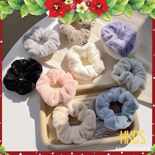 Cột tóc lông nhung mềm mịn - scrunchies