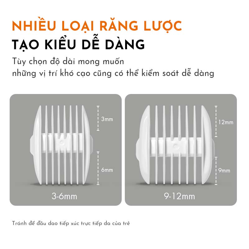 Tông đơ cắt tóc GAABOR GHCL-N5A1 không dây  mini- Hàng chính hãng