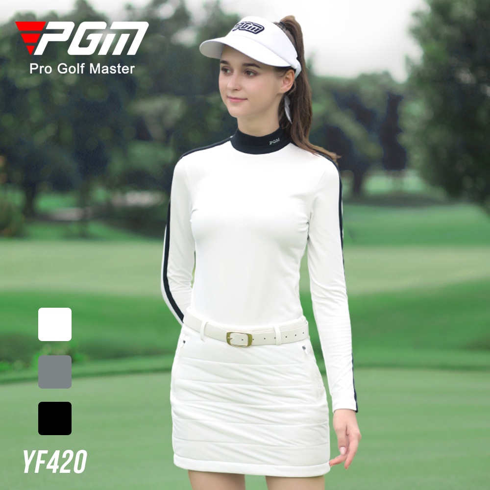 Áo Thun Đánh Golf Tay Dài Co Giãn Chống Lạnh Giữ Ấm Mùa Thu Đông Thời Trang Cho Nữ