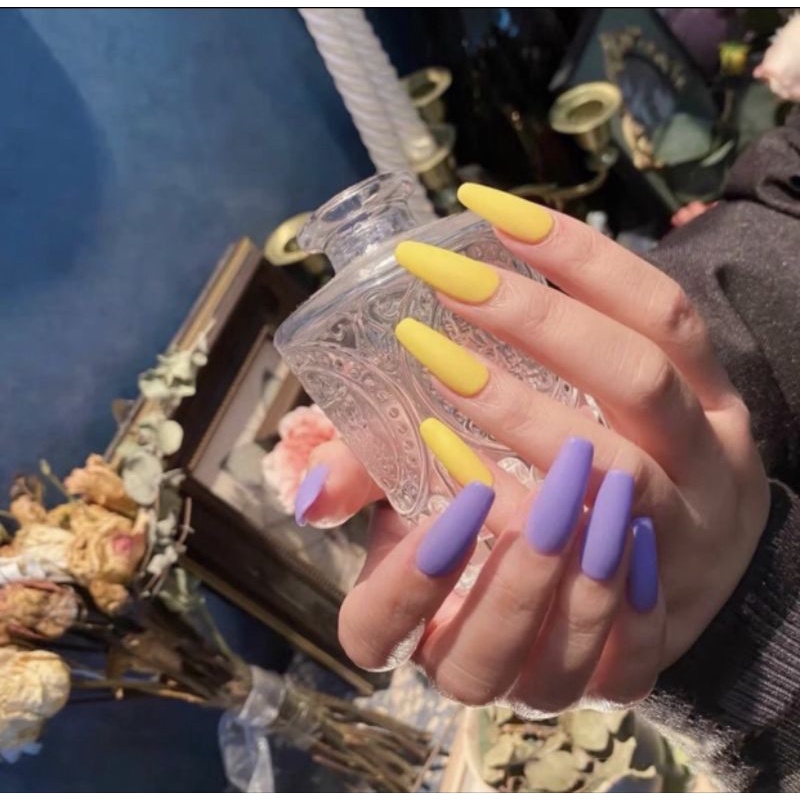 Nailbox Móng Úp Thiết Sẵn Mẫu Sơn Trơn
