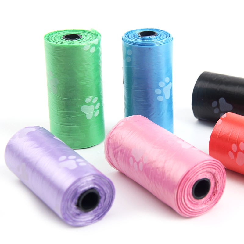 15 / 5 Cuộn Túi Đựng Rác Nhiều Màu Sắc Thân Thiện Với Môi Trường Tiện Dụng