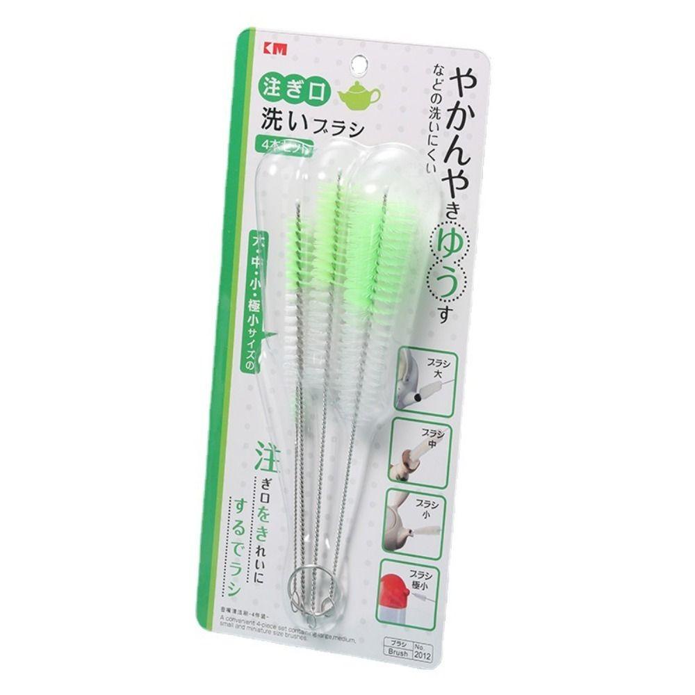 Cọ Vệ Sinh Bình Nước Bằng Thép Không Gỉ Mềm Mại Tiện Dụng