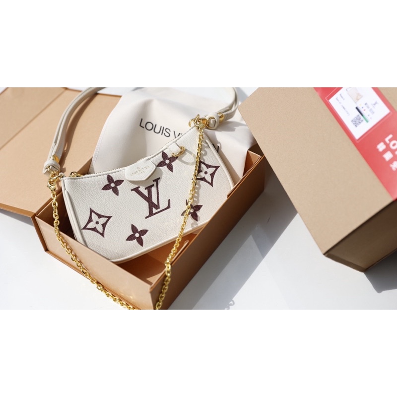 Túi da hoạ tiết  monogram l••v  2 quai super fullbox