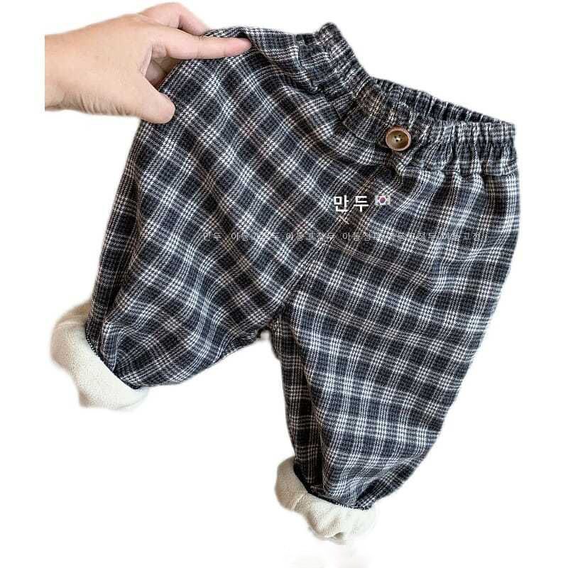 Quần Dài Vải Lông Cừu Dày Dặn Phong Cách Phương Tây Thời Trang Thu Đông 2022 Cho Bé Trai Và Gái