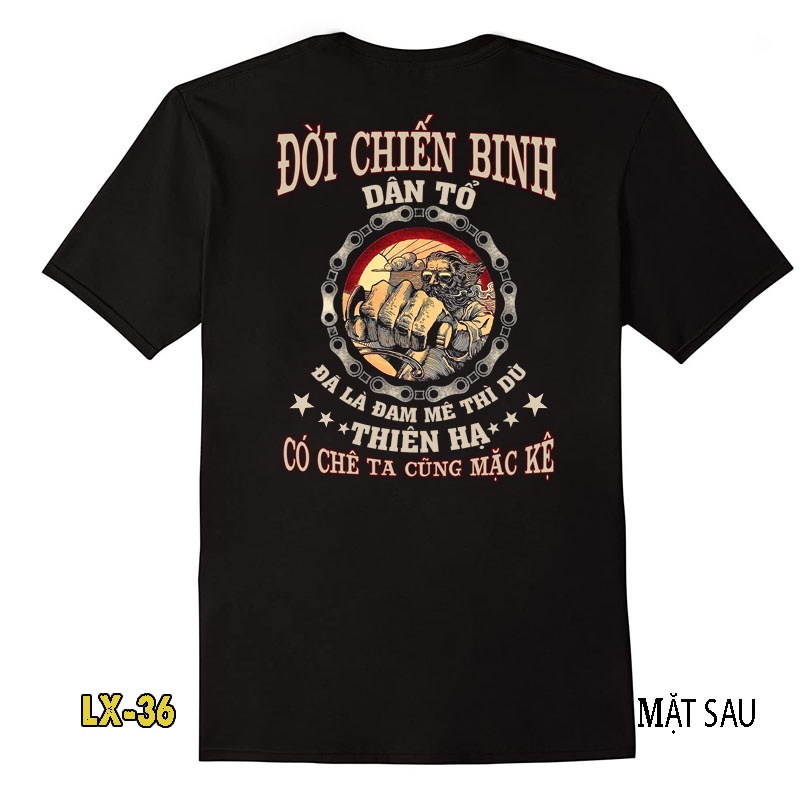 Áo thun Biker - Áo Thun Xe Máy - Áo thun nam racing boy - mẫu Biker xe độ, xe đua rcb - Mã LX-36