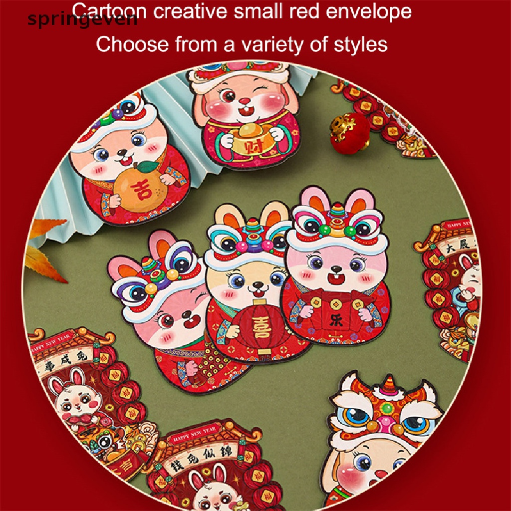 Set 6 Bao Lì Xì Đỏ May Mắn Cho Năm Mới 2023