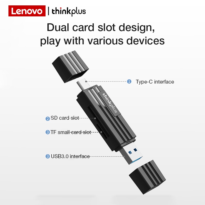 Đầu chuyển đổi dữ liệu LENOVO TC101 OTG Type C sang USB 3.0 dành cho điện thoại/ máy tính xách tay