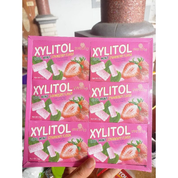 Sỉ 1 bịch /kẹo cao su SYLITOL mix các vị trái cây