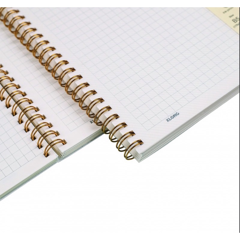 Tập vở sổ Klong lò xo kép Caro mm B5 - 120 trang 200 trang; MS: 584 585