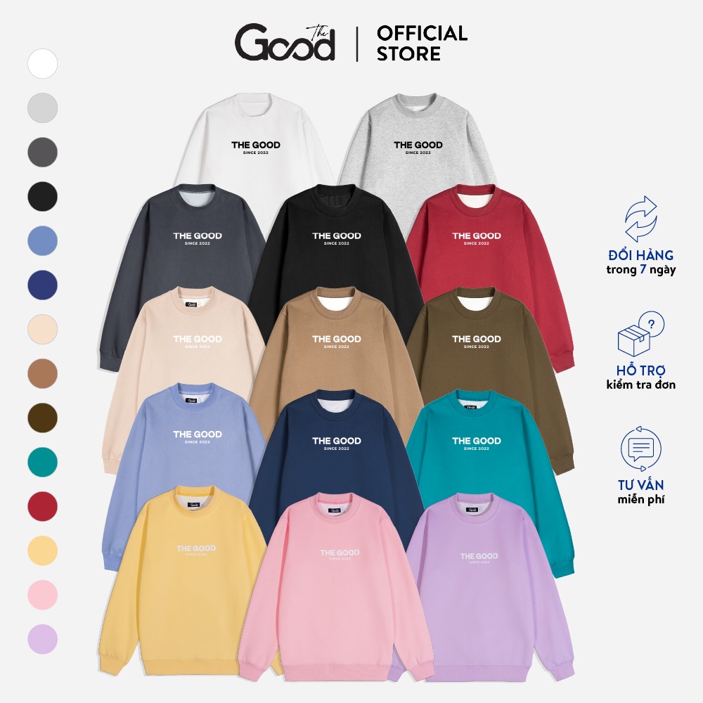 [Mã FATREND1710 giảm đến 30k đơn từ 99k] Áo Sweater THE GOOD/ Basic Sweater