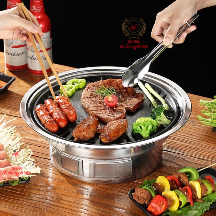 Bếp Nướng Than Hoa Đa Năng, Bếp Nấu Lẩu BBQ Than Hoa Không Khói Cao Cấp [BTH1]