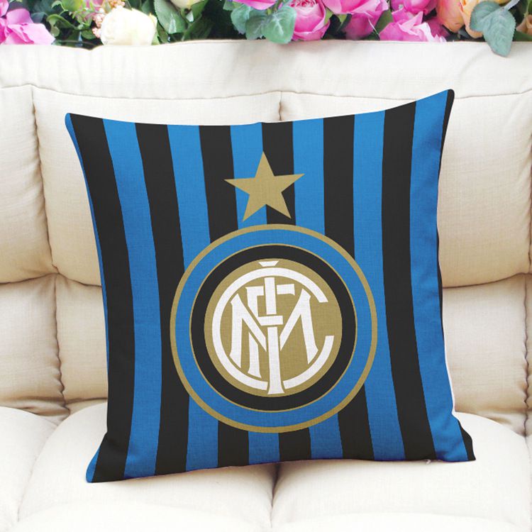 Vỏ gối 45x45cm in hình logo câu lạc bộ bóng đá chelsea