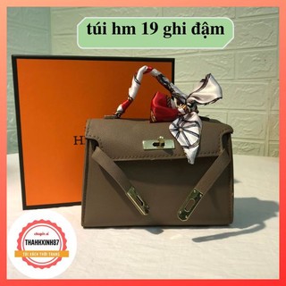 { GIÁ SỈ } Túi hm size 19 da lì kèm hộp tặng khăn lụa