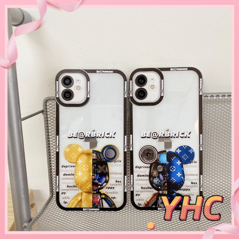 ốp iphone In Hình Gấu Hoạt Hình tương thích iPhone 6s 6splus 7 7plus 8 8plus X XS 11 12 Pro Max Plus Promax-2071