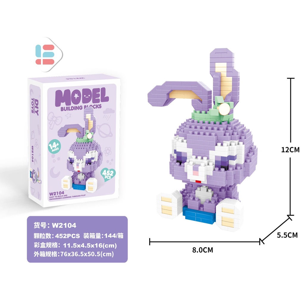 Đồ Chơi Mô Hình Lắp Ráp 3D Nhiều Nhân Vật Hoạt Hình Đáng Yêu Cho Bé Nhiều Mẫu Mã Lựa Chọn