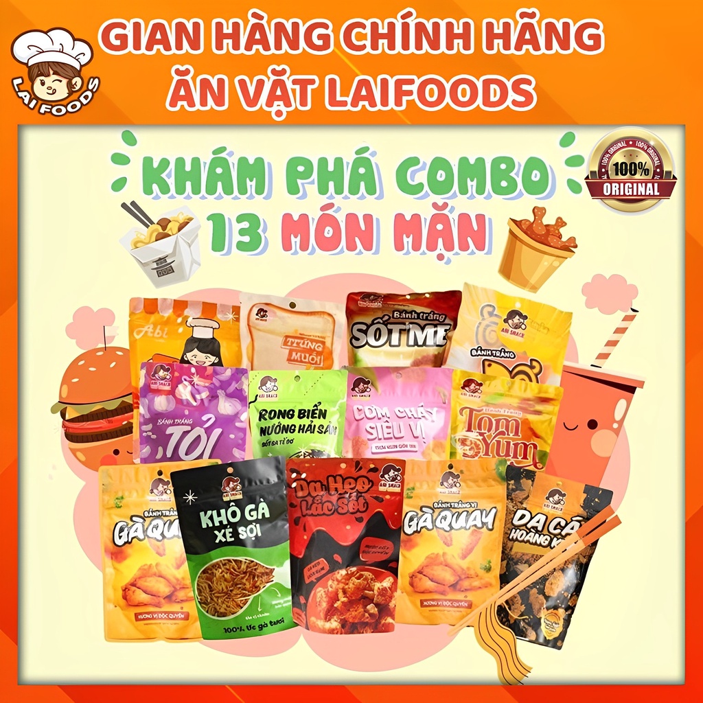 COMBO MẶN BÁNH TRÁNG ABI