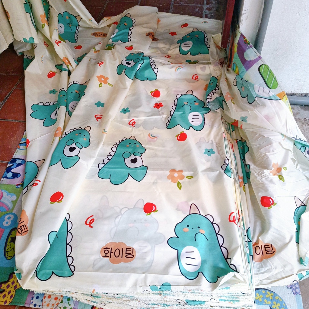 Vải may ga giường chất cotton poly khổ rộng 2m3