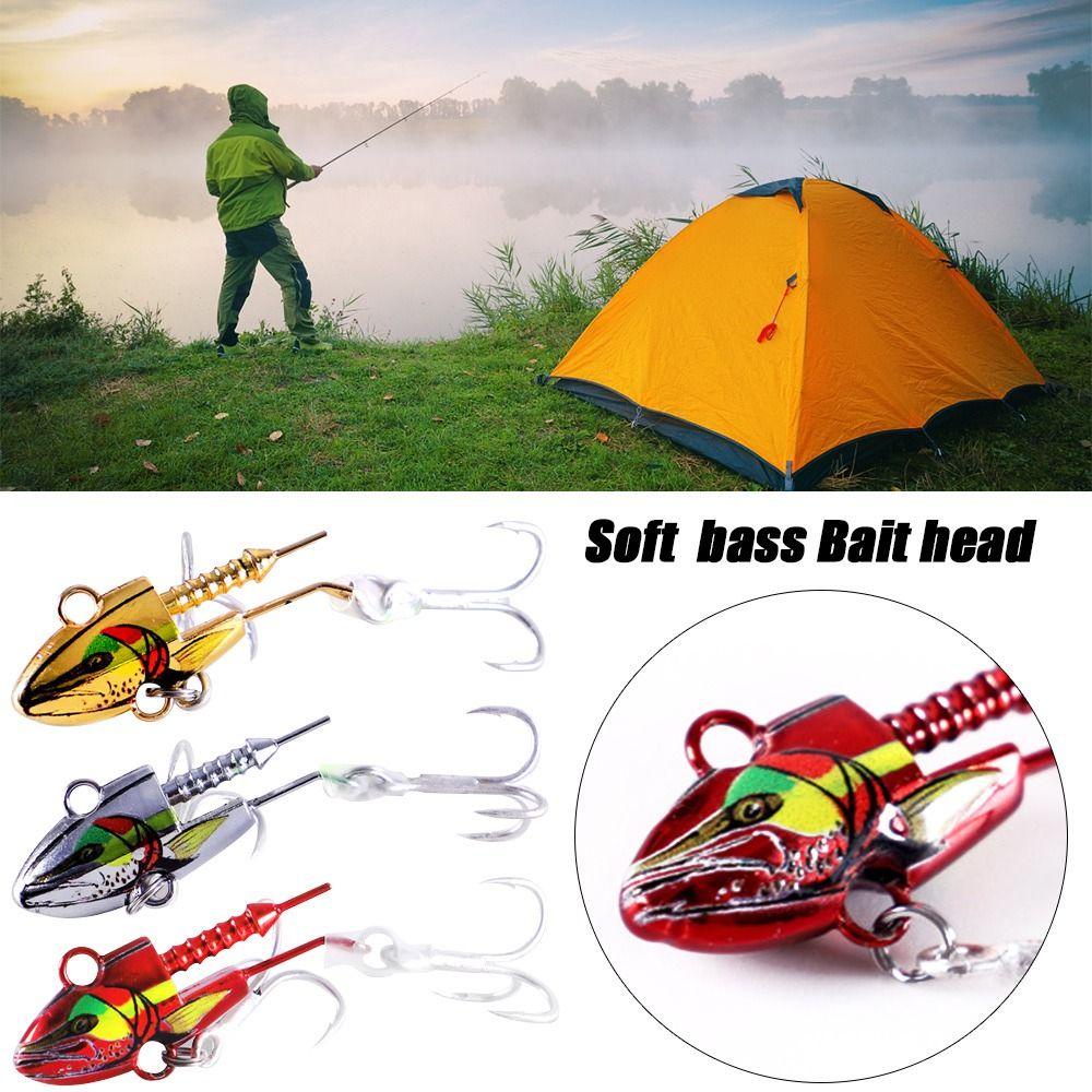 MAYSHOW 9cm / 15g 11cm / 25g oft bass đầu ait đầu câu cá ruồi ilicone 14g / 19g / 28g :ead : ead hook
