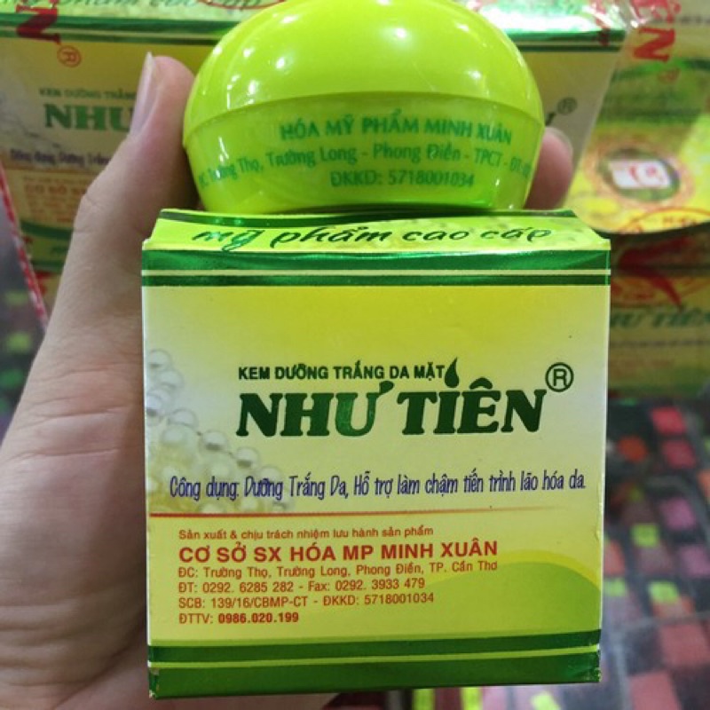 KEM NHƯ TIÊN XANH DƯỠNG TRẮNG DA MẶT