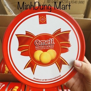 Bánh quy bơ Omeli hộp thiếc 180g
