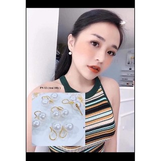 Bông tai móc trai v10k gold