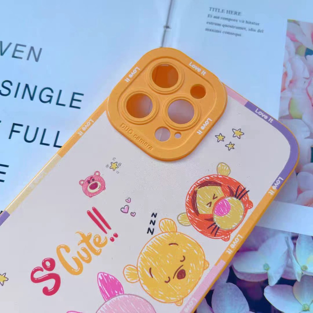 Ốp Điện Thoại TPU Họa Tiết Disney Cho iPhone 14 14pro 14Plus 14prm 13 13pro 13prm 11 7Plus 8Plus Xr XS 12 Pro Max