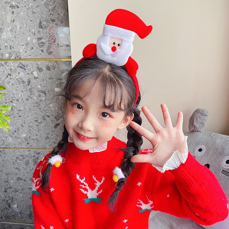 Kẹp Tóc Phong Cách Giáng Sinh Thời Trang Cho Nữ cài tóc noel