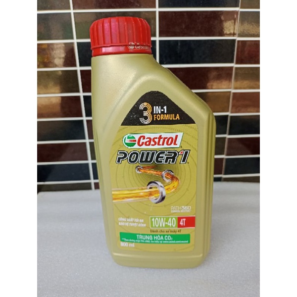 Dầu nhớt 0,8lit CASTROL POWER 1 xe số