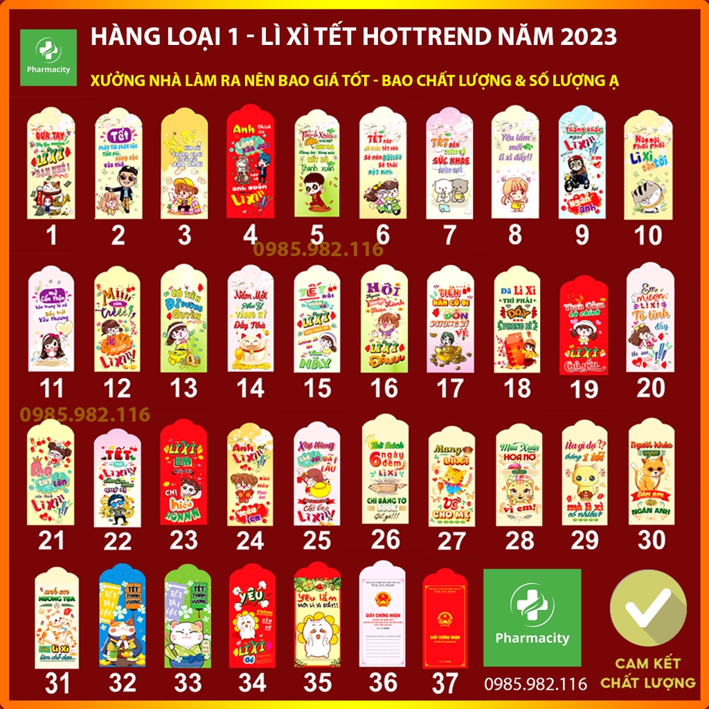 50 Bao Lì xì tết 2023 - Lì xì tết 2023 mèo hottrend với hơn 90 mẫu siêu đẹp, độc đáo và sang trọng