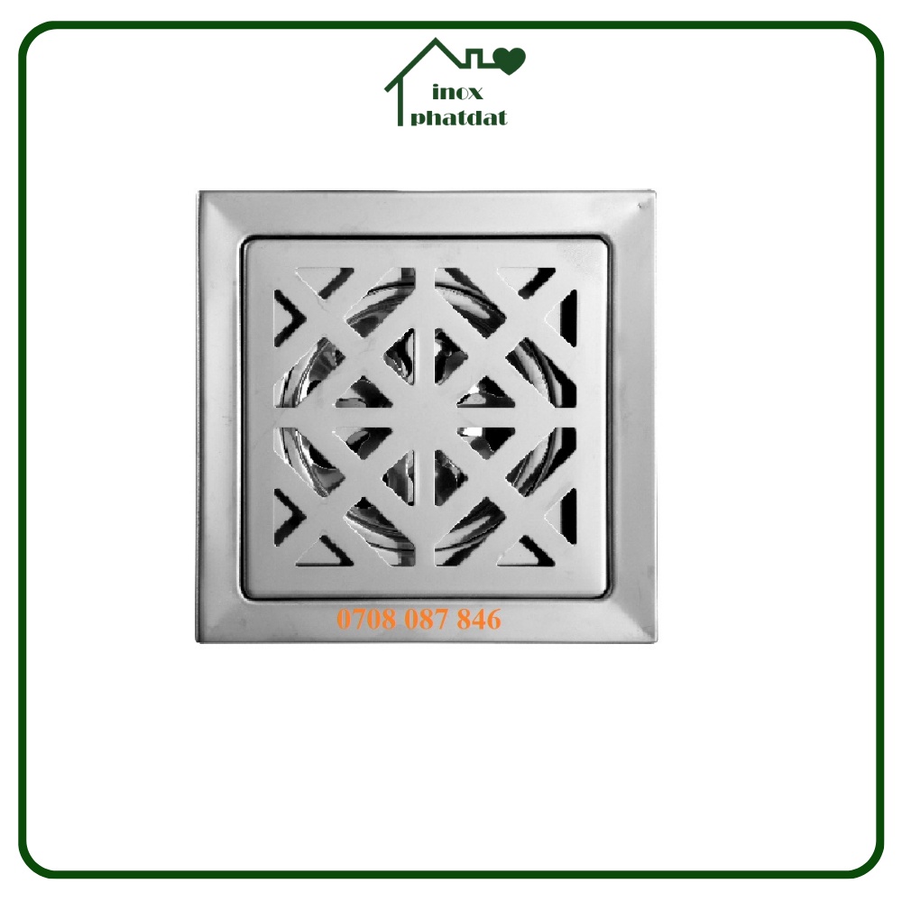 Hố ga thoát nước bằng inox, thoát sàn inox phi 60, phi 90