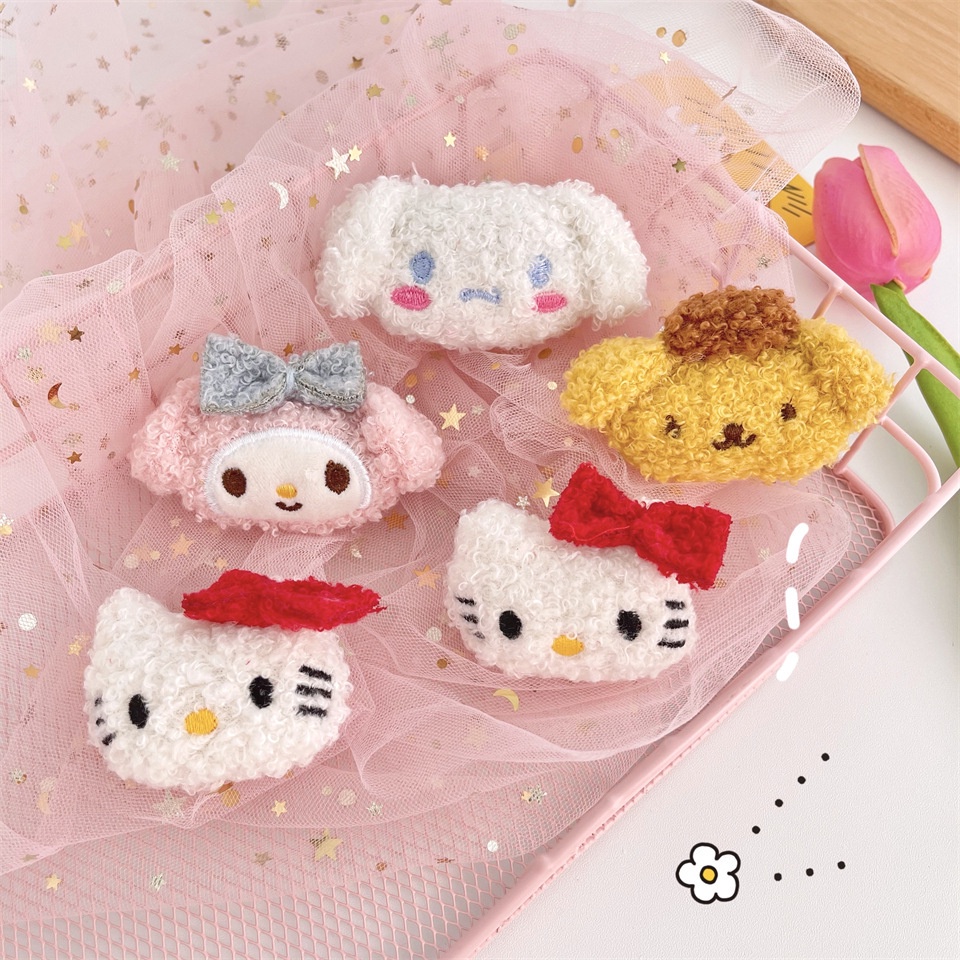 Huy Hiệu Cài Áo Trang Trí Ba Lô Túi Xách Hình Sanrio Dễ Thương Sáng Tạo