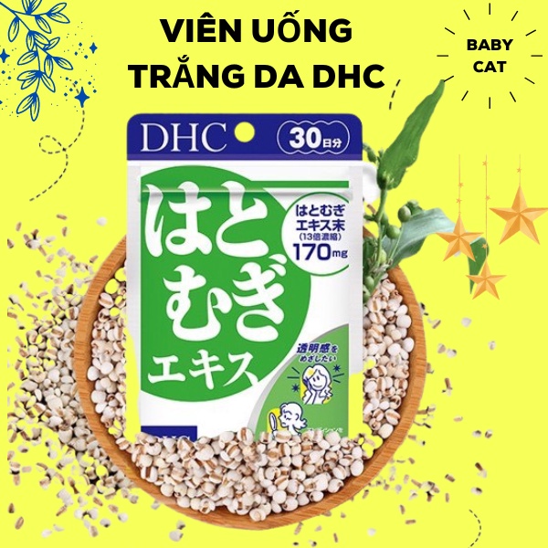 Viên uống DHC giúp trắng da Nhật Bản 30 ngày (30v/gói)