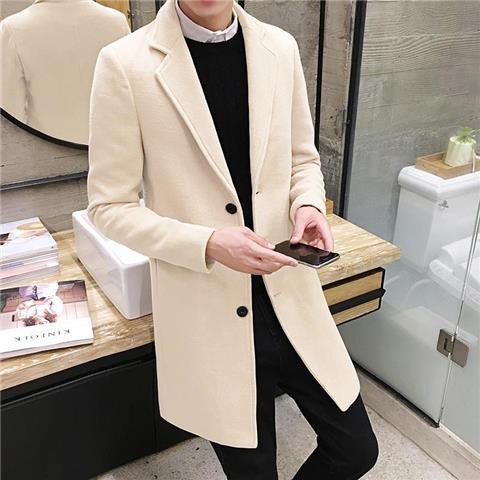 Áo blazer nam hàn quốc vintage unisex bigsize áo khoác  Áo Khoác Len Ôm Dáng Phong Cách Hàn Quốc Thời Trang Mùa Thu Cho Nam