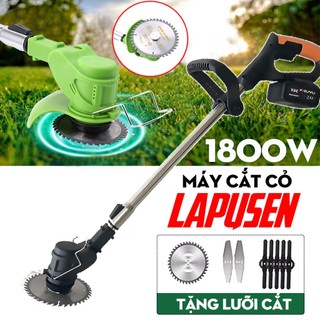 [TẶNG BỘ 8 LƯỠI CẮT] Máy cắt cỏ, tỉa cành LAPUSEN - tiện dụng - đa năng - chất lượng cao - Bảo hành 6 tháng