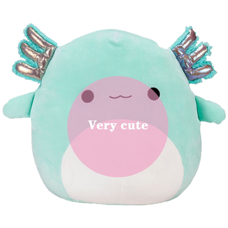 Plush Axolotl 8"16" Teal Green Anastasia Doll Toy Gift Kids Squishmallow Soft