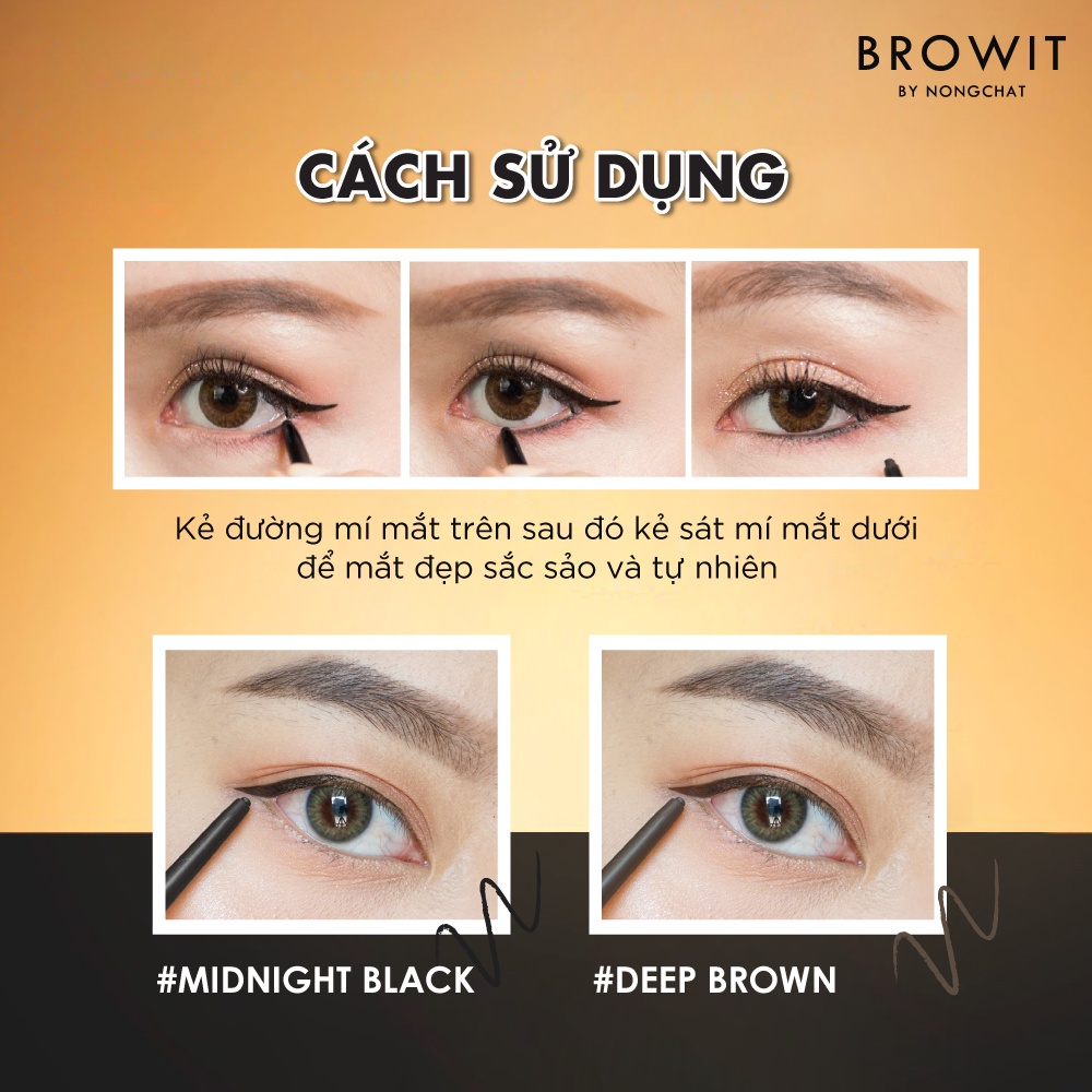 Kẻ Viền Mắt Trong Browit Smooth And Slim Inner Eyeliner 0.1g