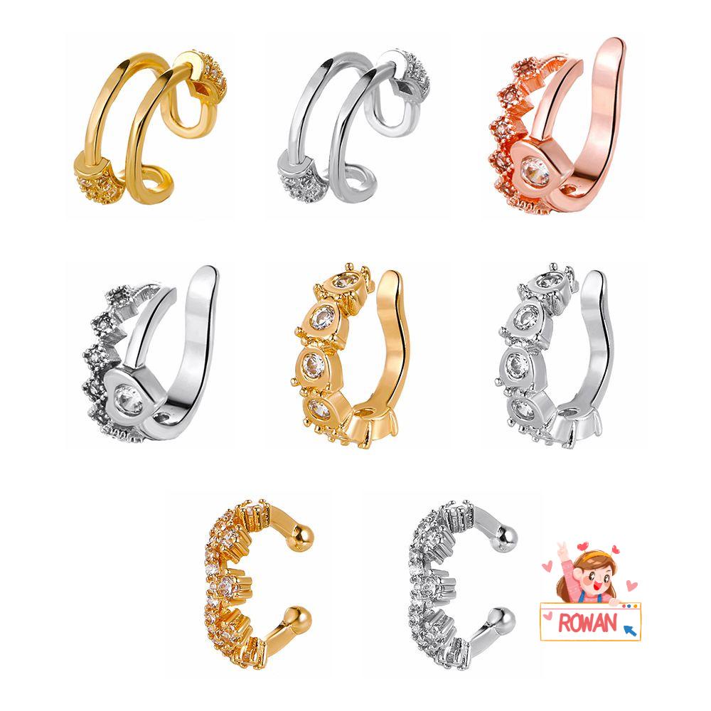 Khuyên Kẹp Vành Tai Hình Hoa Cúc Có Thể Điều Chỉnh Kích Cỡ