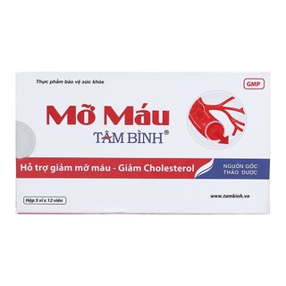 Mỡ máu Tâm Bình- hỗ trợ giảm mỡ máu