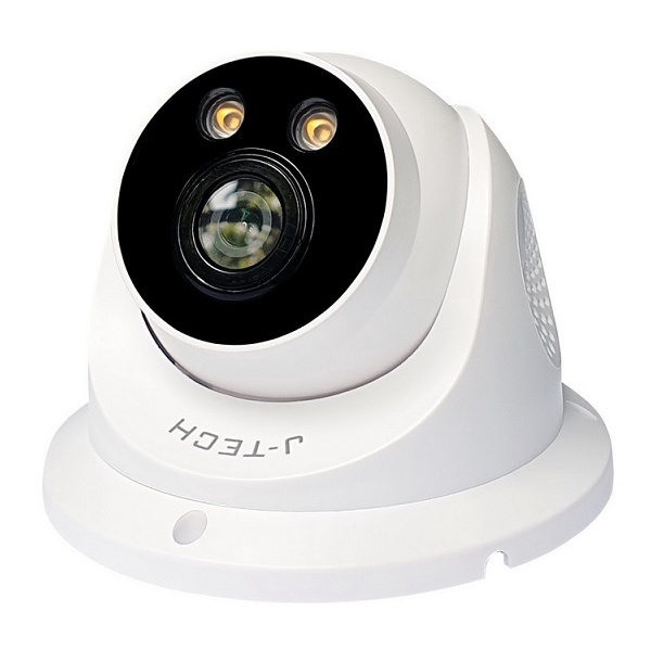 Camera IP J-Tech UHDP5283DL (4MP/Human Detect/FaceID/ PoE/ F.Color) bao gồm adapter