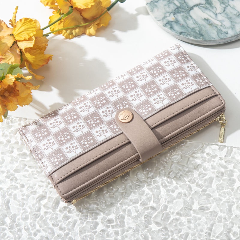 Ví Da PU Dài Thời Trang Xinh Xắn Dành Cho Nữ