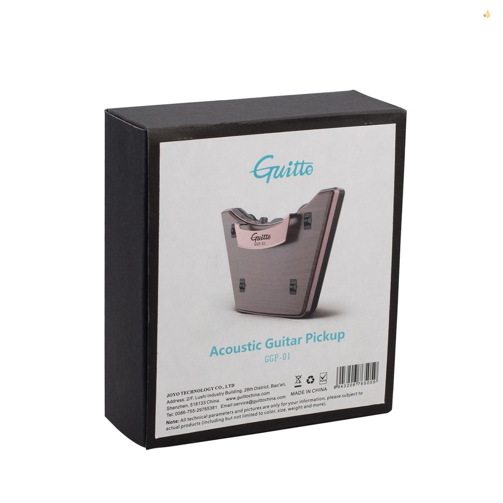 Bộ Pickup Lỗ Âm Thanh Kép + Mic Hỗ Trợ Nâng Tông Âm Lượng Dễ Lắp Đặt Cho Đàn Guitar Cổ Điển 36-42 Inch